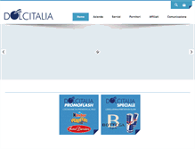 Tablet Screenshot of dolcitalia.com